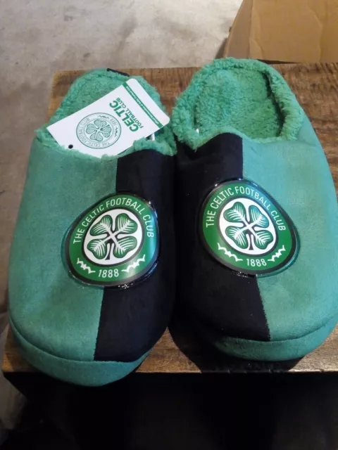 CELTIC FC SLIPPERS New Boys Girls Green Size 1 2 Junior 14.88 PicClick UK