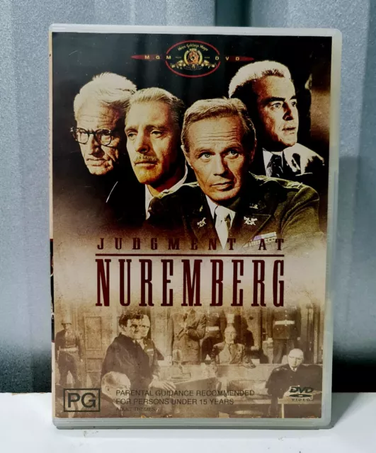 Judgement At Nuremburg - R4 DVD, Spencer Tracy, Burt Lancaster, 1961.