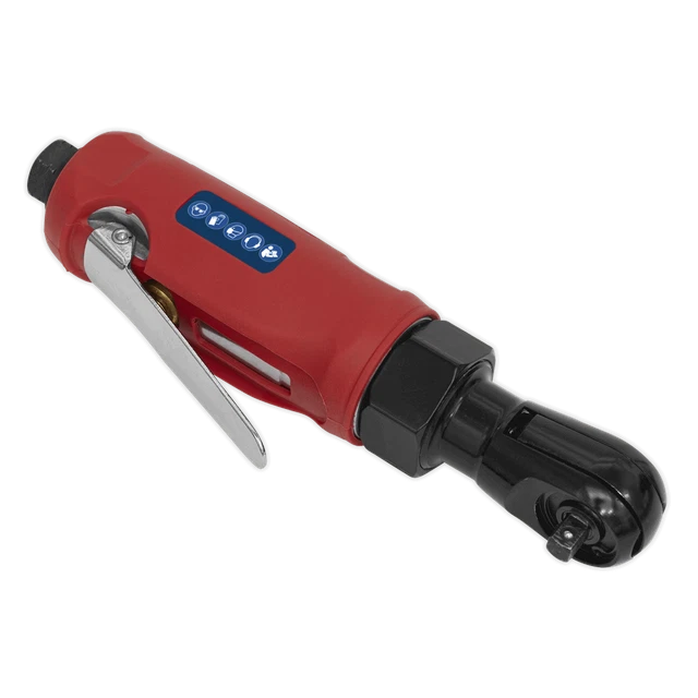 Sealey GSA634 Compact Air Ratchet Wrench 1/4" Drive 3