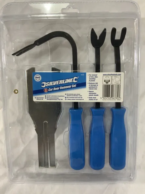 Silverline Car Door Trim Remover Set - New