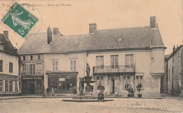 CPA 51  VERTUS (Marne) Place du Marché