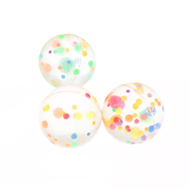 42mm Clear Colorful Rubber Balls Jelly Ball Jump Bouncy Ball For Kids Toys LR1