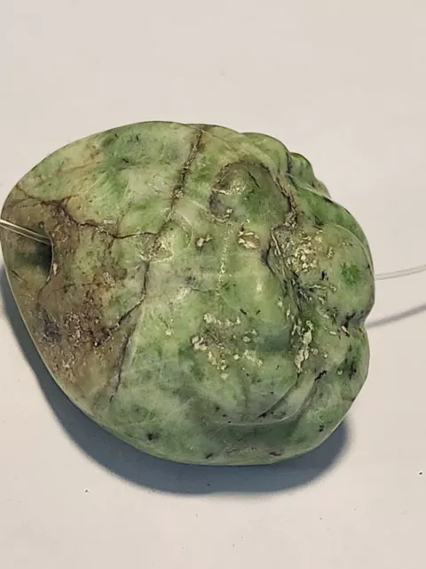 Pre-Columbian Mayan jade Face pendant