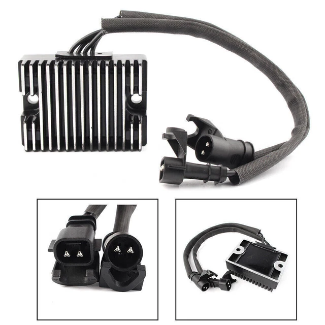 Twom Voltage Regulator Rectifier For Harley Sportster XL 883 1200 2009-2013 - Black