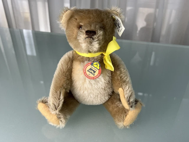 OURS STEIFF 43 cm réplique d'un teddy bear 1909 marron foncé parfait état BOITE EUR 110,00 - FR