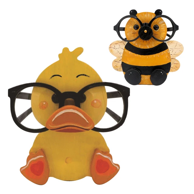 Holz Notizhalter Mit Tiermotiv - Cartoon Schreibtisch Halter Für Büro & Zuhause