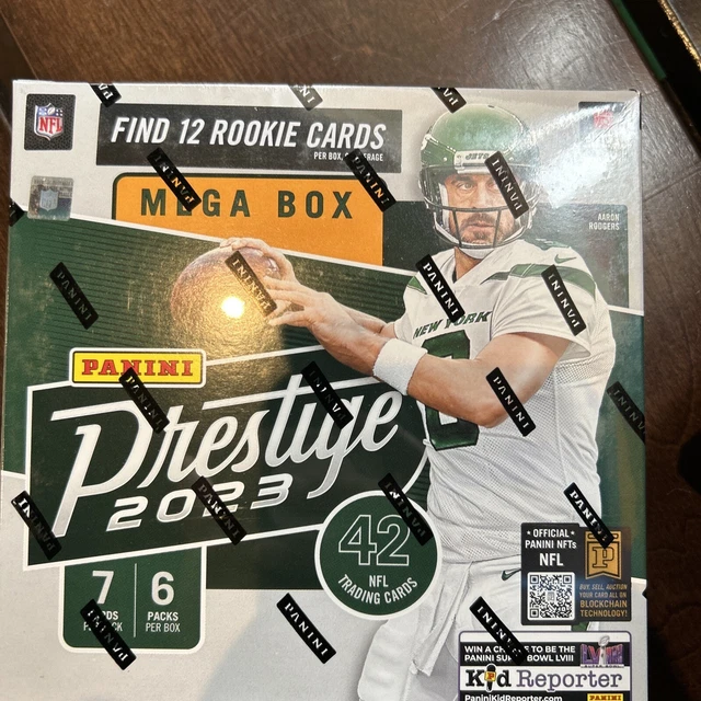 🏈 2023 PANINI Prestige NFL Trading Cards MEGA Box (Factory Sealed) 44.