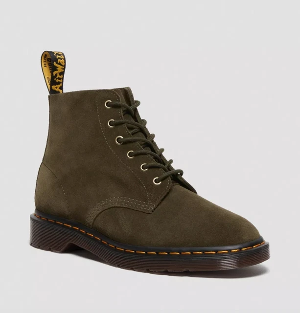 olive green dr marten boots