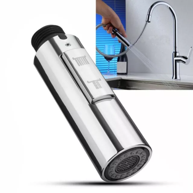 Pull Out Spray Shower Head Setting Kitchen Spare Replacement Tap Sprayer 2