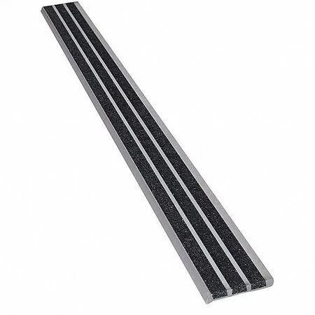 SUPERGRIT 121-BLA4 1 7/8" Stair Nosing 4'0" Black-Drilled