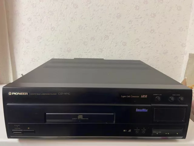 PIONEER CLD-HF7G Compact Disc Laserdisc LD CD Audio Player Black  Used