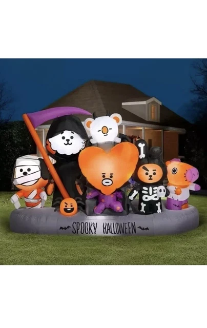 BT21 AIRBLOWN YARD Inflatable Scene By Wat To Celebrate 97 25 bt21-airblown-yard-inflatable-scene-by-wat-to-celebrate-97-25