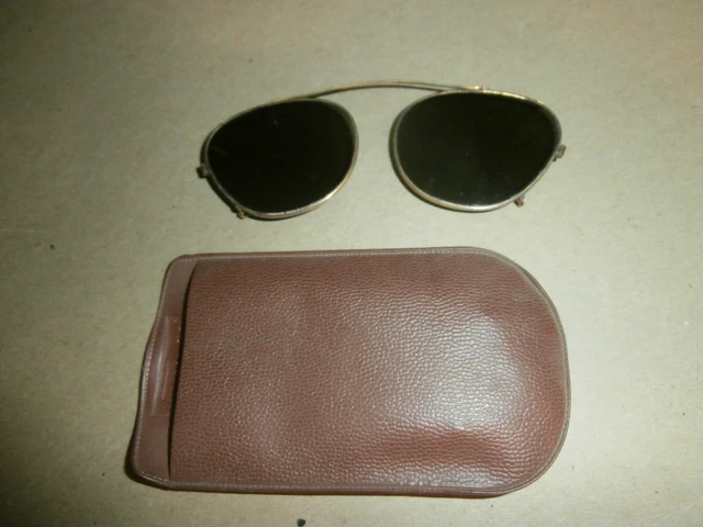 Vintage Willsonite Willson ? Clip On Sunglasses