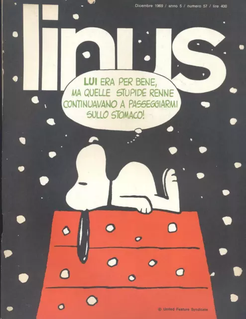 Linus N.57 Dicembre 1969 No Ristampa