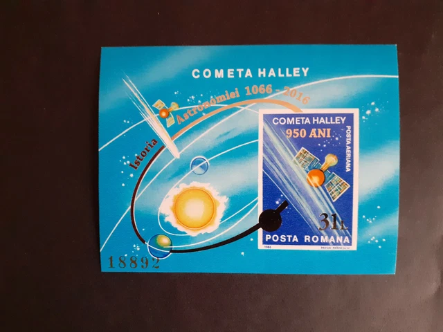 2016 - Romania - Comet Halley  , Mi.  Bk.665 MNH