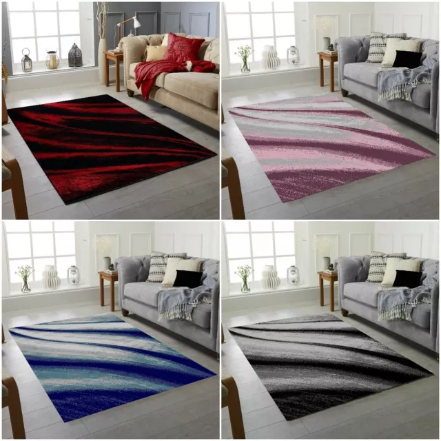 New Modern Luxury Soft Carpet Rugs Design Small Large Living & Bed Room