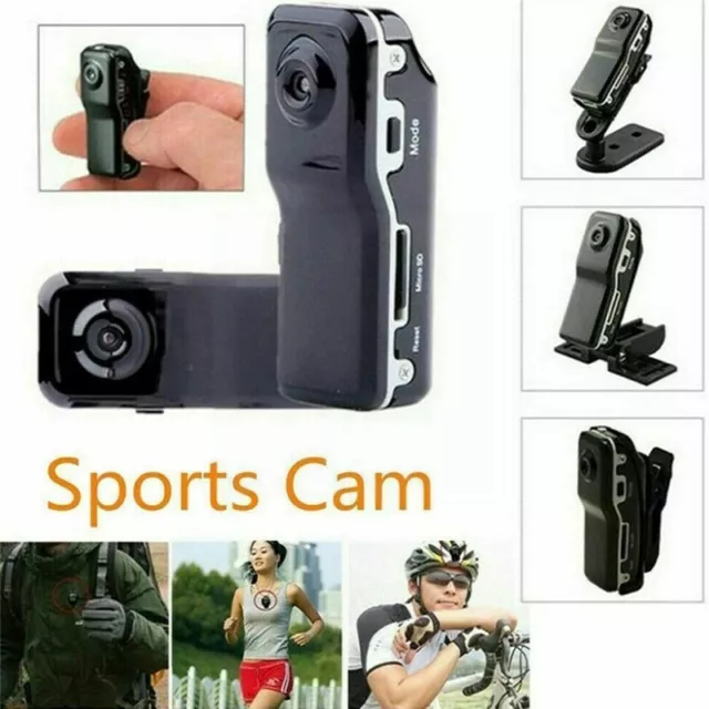 1080P HD Video DVR Clip IR Night Cam 8-Hour Camcorder Mini Police Body Camera