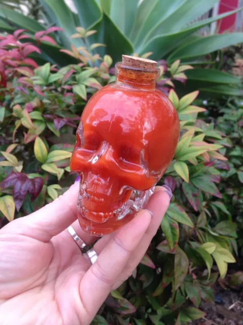 Carolina Reaper 'Death By Fire' Sauce Combo Skull Bottle Shanez chilli powder