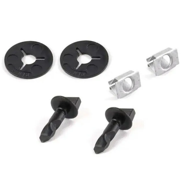 6 Car Rear Bumper Tow Eye Cover Mounting Fastener Clips for VW