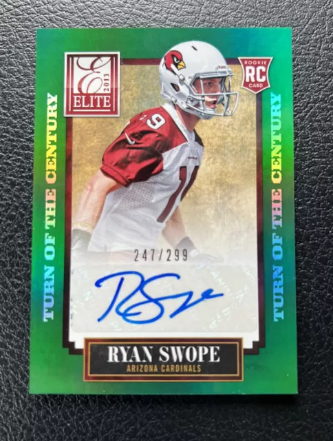 2013 Elite Turn of the Century /299 Ryan Swope Rookie Auto Cardinals