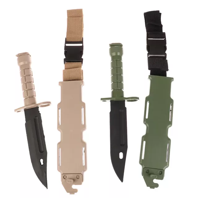 M9 Dagger Model Tactical Rubber Knife For Gift Toy Army Fan Collect CS Game