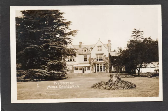 Postcard Monk Sherborne nr Basingstoke Hampshire view of The Rectory RP Aylward