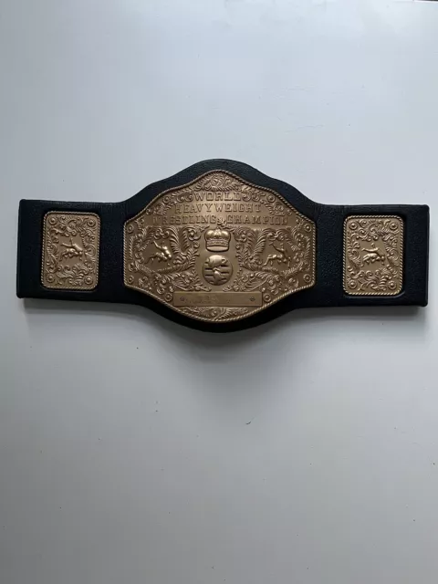 WCW World Heavyweight Championship Wrestling Belt 1998 Manley Toy Quest Working