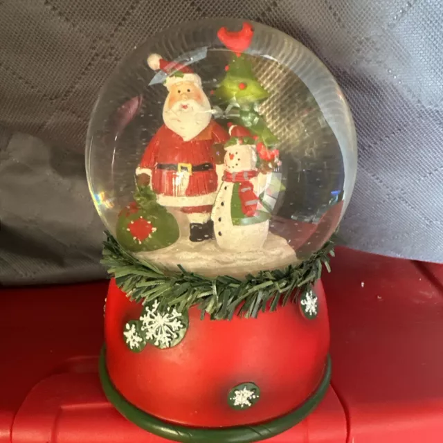 Christmas Musical Waterball Snow Globe Santa, 🎶We Wish You A Merry Christmas🎶