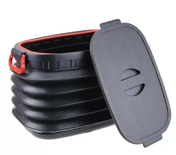 Car Bin Pop Up Black Storage Dustbin Foldable Travel Large Rubbish Waste Basket
