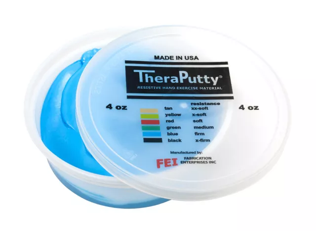 Cando Theraputty Standard Hand Exercise Putty - 4 oz - Blue - Firm