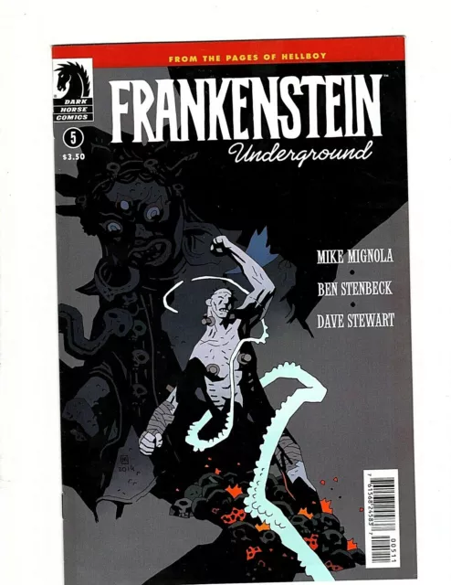 Comic Book Frankenstein Underground #5 VF+ Dark Horse Comics Board/Bag Mignola