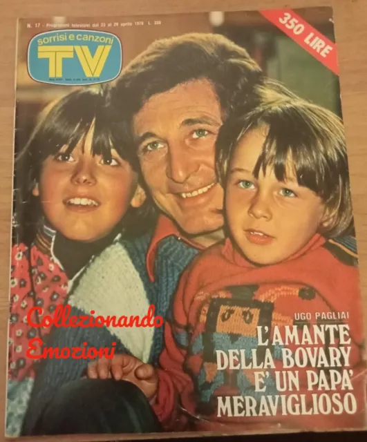 TV SORRISI E CANZONI N.17 1978-Ugo Pagliai-De André-Buzzanca-Ricchi e Poveri