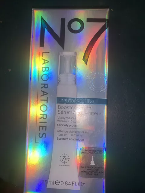 No7 LABORATORIES LINE CORRECTING BOOSTER SERUM 25ml/0.84 OZ