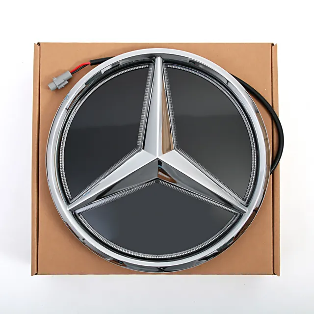 Illuminated Front Grille LED Light Emblem For 2015-19 Mercedes-Benz GLC GLE GLS