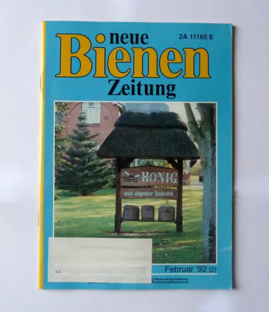 Neue Bienen Zeitung / Imkerzeitung Ausgabe 2 Februar 1992
