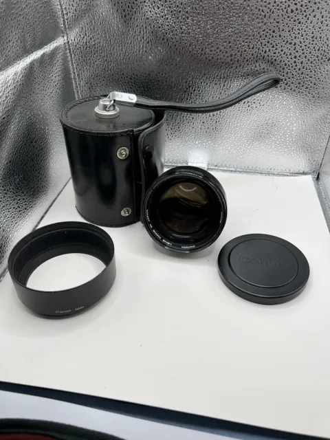 Canon FD 125mm F3.5 SC Canon FD Mount Lens For SLR/Mirrorless Cameras *READ*