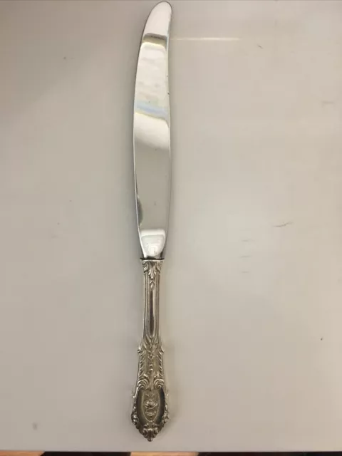 Rose Point by Wallace Sterling Silver Flatware Dinner Knife 9" Stainless Blade