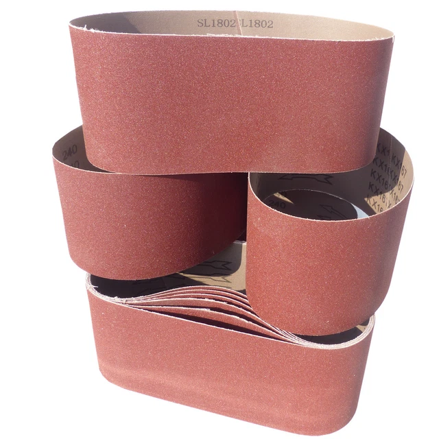 Schleifbänder 50 x 686 mm | 15 Stück Schleifband | für Bandschleifer Schleifmaschine und Schleifbänder 50 x 686 mm | 15 Stück Schleifband | für Bandschleifer Schleifmaschine und