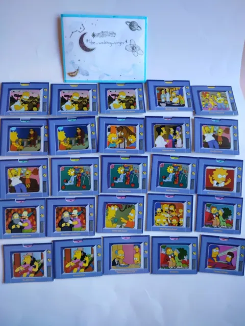 Simpsons Smith's TV Tazos Lot Of 25, Most Sealed