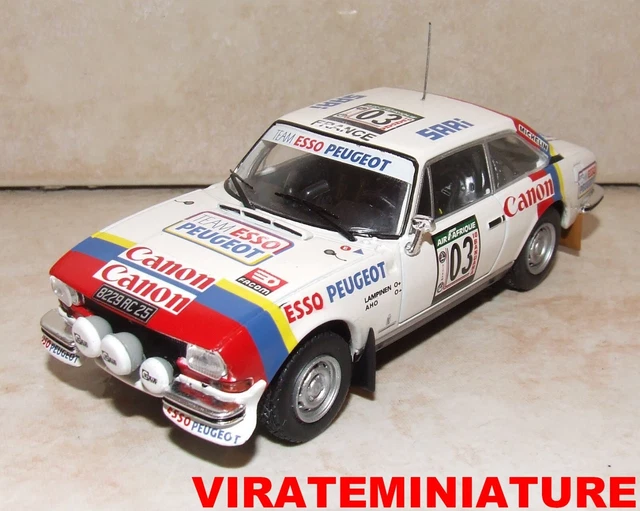 Peugeot 504 Coupé V6 #03 Côte D'Ivoire - Ixo 1/43 - Rallye