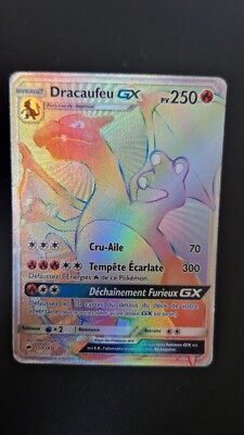 Dracaufeu Gx 150/147 Holo Secrete - Carte Pokemon