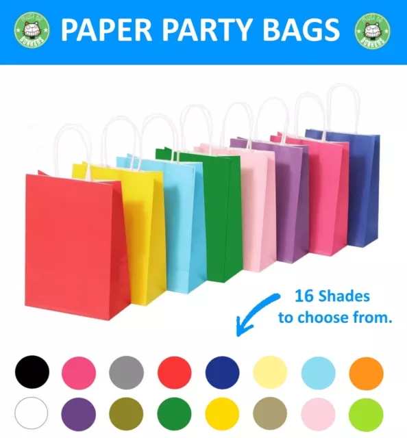 Party Paper Loot Bags - Birthday Hen Wedding Favours Christmas Gift Bag HB