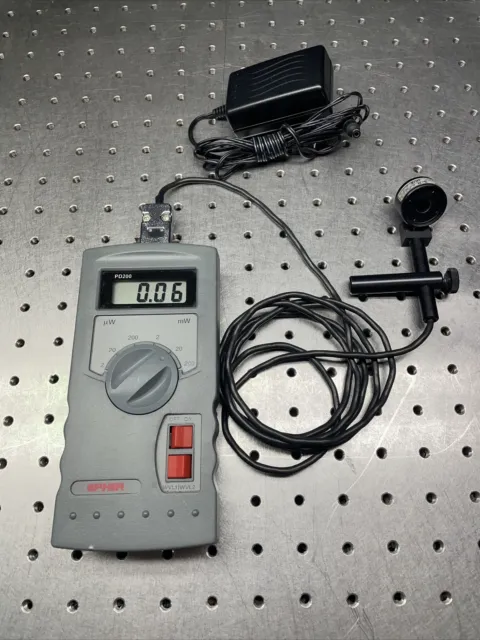 Ophir PD200 Laser Power Meter w/ Sensor 488nm 650nm