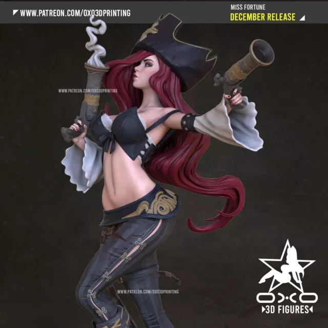 Miss Fortune Figure 1/6 Scale Resin Model Garage Kit