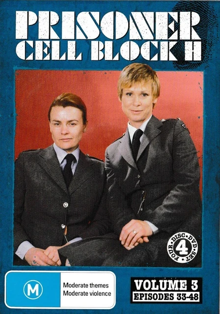 Prisoner Cell Block H: Vol 3. (DVD, 1979) Episodes 33-48, 4 Disc-Set, Region 0!