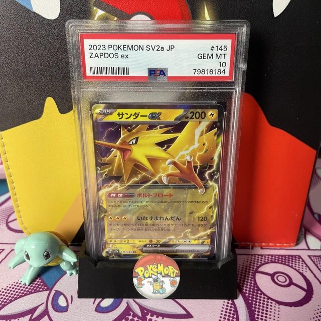 Zapdos ex 145/165 sv2a Pokemon 151 Japanese Pokemon Card PSA 10