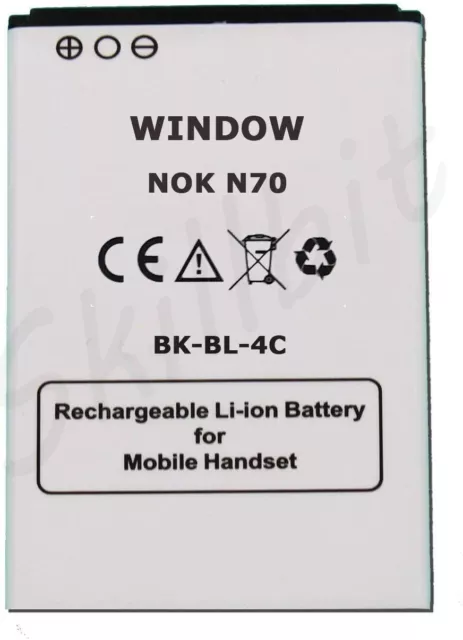 BATTERIA PER BRONDI WINDOW WINDOWS RICAMBIO BL4C NOK BL-4C 900 mAh NUOVA