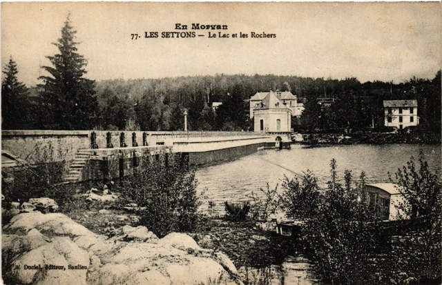 CPA Les SETTONS - Le Lac et les Rochers (518213)