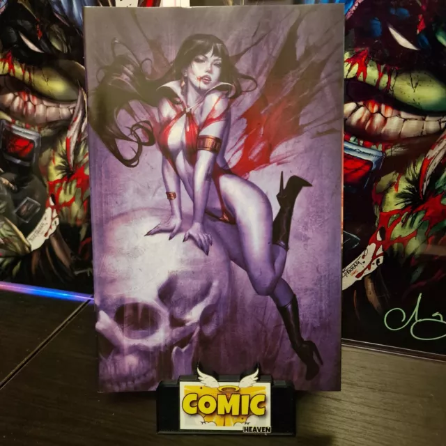 Vampirella vs. The Superpowers #1 Osh Red Exclusive Virgin Variant