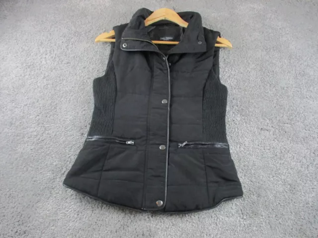 Just Jeans Womens Jacket/Vest XS Sleeveless Zip Up Quilted Pockets Bodywarmer
